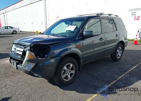 2006 Honda Pilot Ex-L from USA, damaged, VIN 2HKYF18686H509474